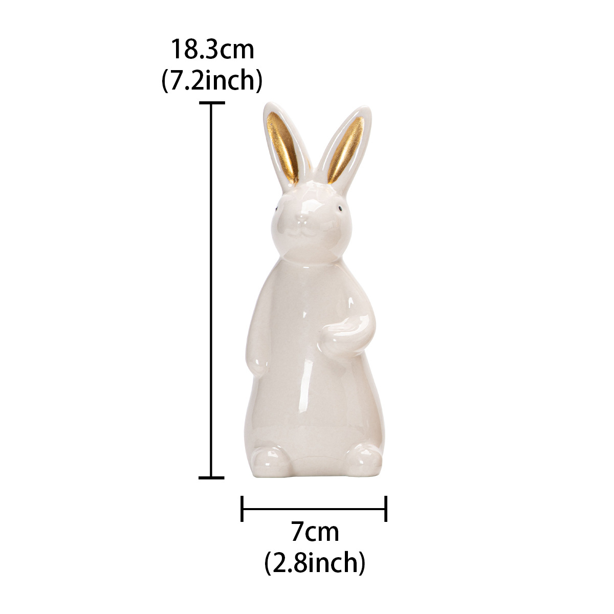 황금귀 흰토끼 3가지 사이즈 - 대형