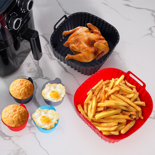Silicone Cake Mold Mafen Cup Handmade DIY Baking Egg Tart Mold Air Fryer Baking Bowl Oven Baking Cup