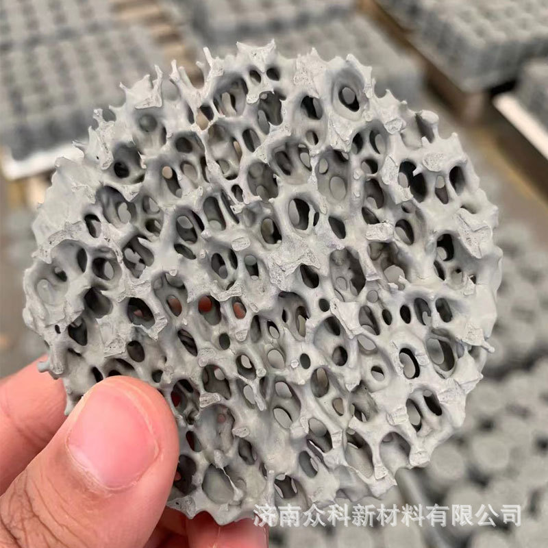 工厂销售碳化硅泡沫陶瓷过滤片强度高耐高温网板陶瓷过滤片