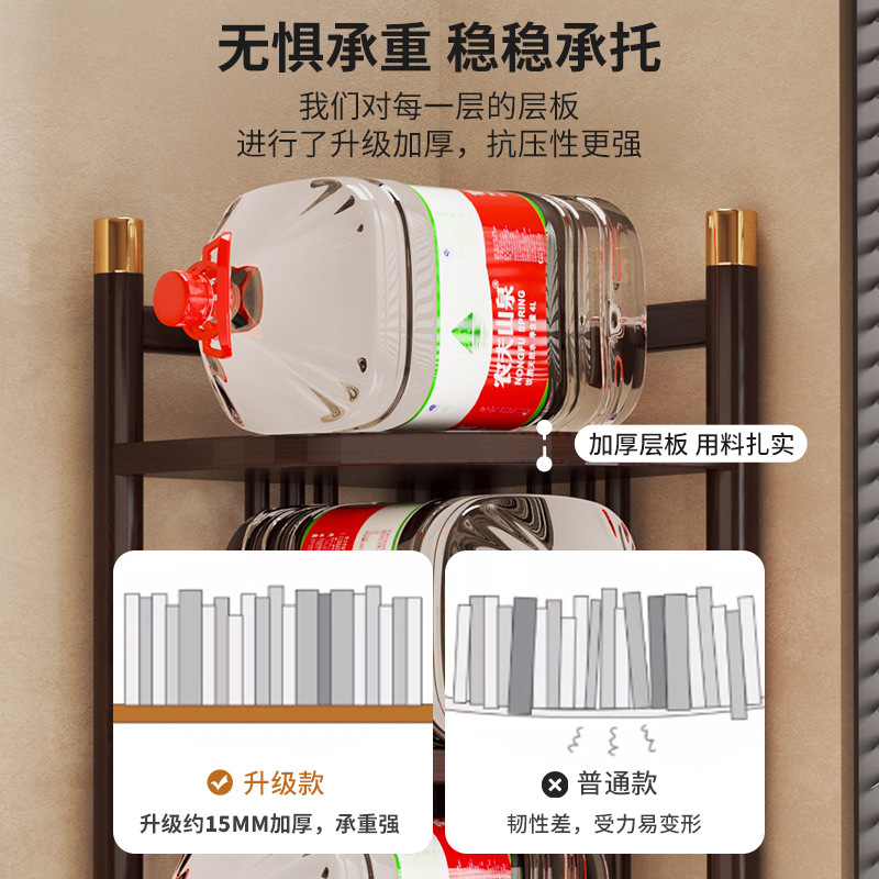 コーナー収納ラック、リビングルームのコーナー、壁の三角形の床から天井までの収納キャビネット、寝室の壁の多層の小さな狭いキャビネット|undefined