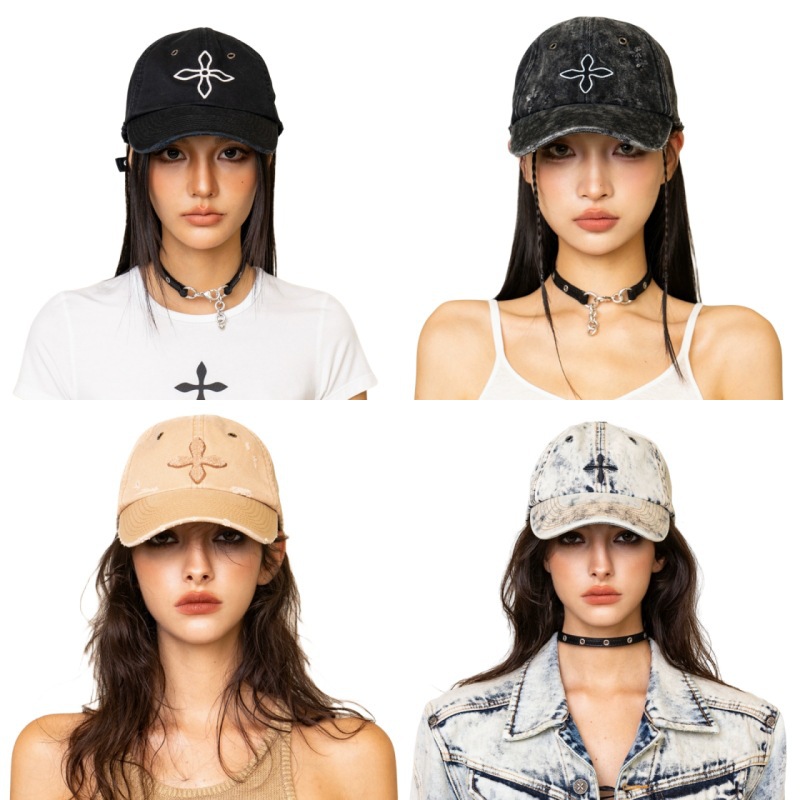 Autumn denim fashionable trend baseball cap
