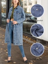 D 13254 Long Washed Denim Jacket ����ţ������ �羳ŷ��