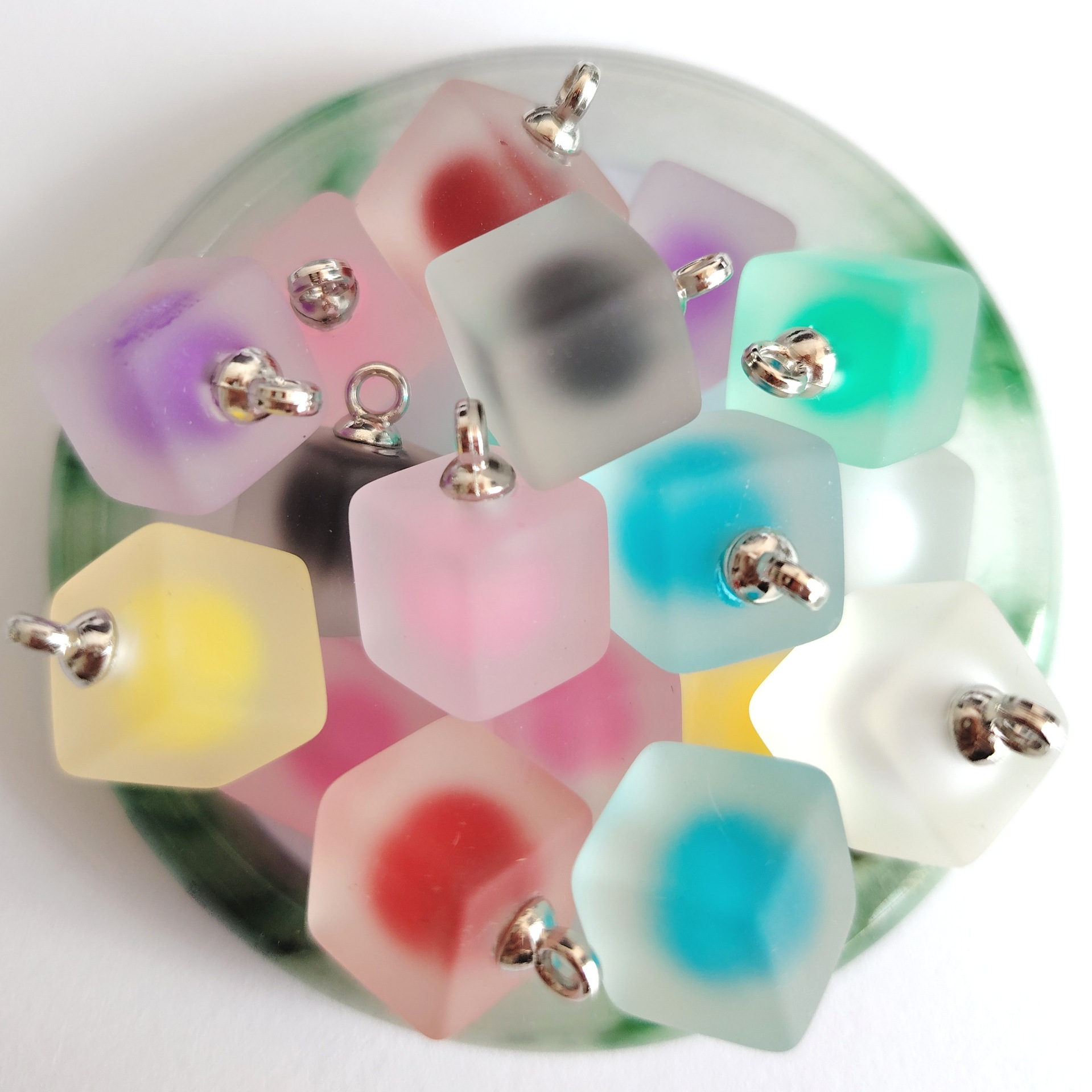 Matte transparent acrylic eraser