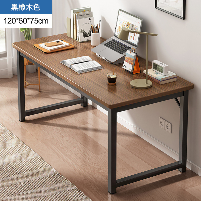 Escritorio blanco grande y sencillo para uso doméstico, escritorio para estudiantes, escritorio para computadora de escritorio para casas de alquiler, escritorio de oficina.