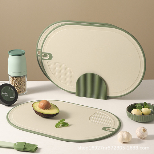 Home Cutting Board Kitchen Knife Board Double-Sided Cutting Board Baby Food Fruit Panel Plastic PP Non-Slip Anti-Mold Adhesive Board Wholesale