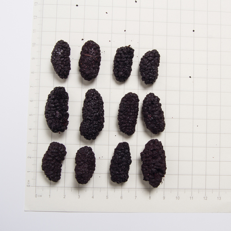 Fruit Juice Dried Mulberry Dried Fruit Dried Mulberry Berries Wholesaler Bulk Freeze-Dried Fruit Freeze-Dried Mulberry Noodles Snack Cake Baking Ingredient Milk Tea