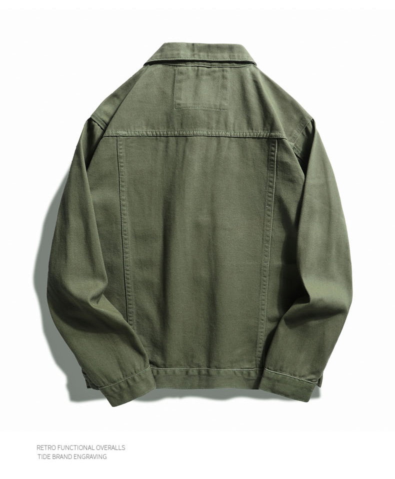 Moderne Herren Jeansjacke Im High Street Style Für Den Herbst_voghion.com