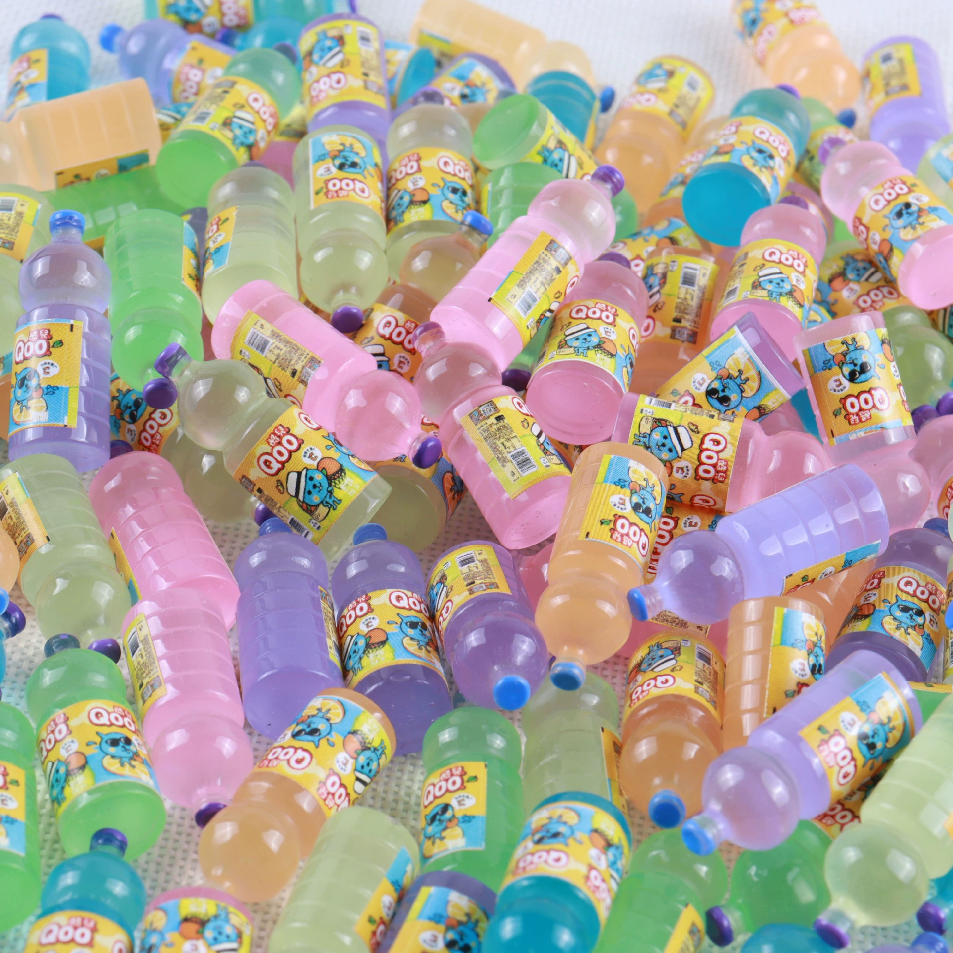 Смола моделирование маленькая бутылка diy аксессуары моделирование напиток бутылка сделанный вручную крем клей ночная лампа дорожный знак материал