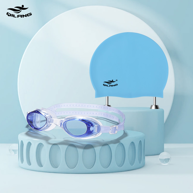 로얄 블루 (YB1600 수영 고글 M004 수영 모자)