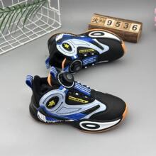 男童鞋冬季2025新款皮面防水儿童运动鞋中大童加绒保暖男孩篮球鞋