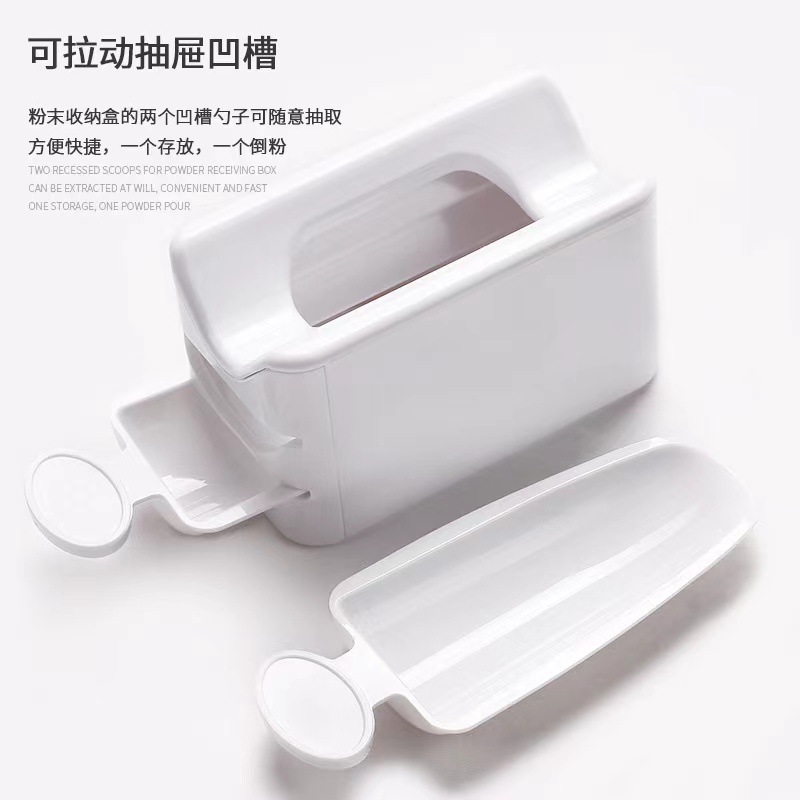 Caja de reciclaje de polvo de uñas lentejuelas de polvo suelto micro diamante lana trituración caja de recolección de almacenamiento de polvo de diamante con caja de embudo