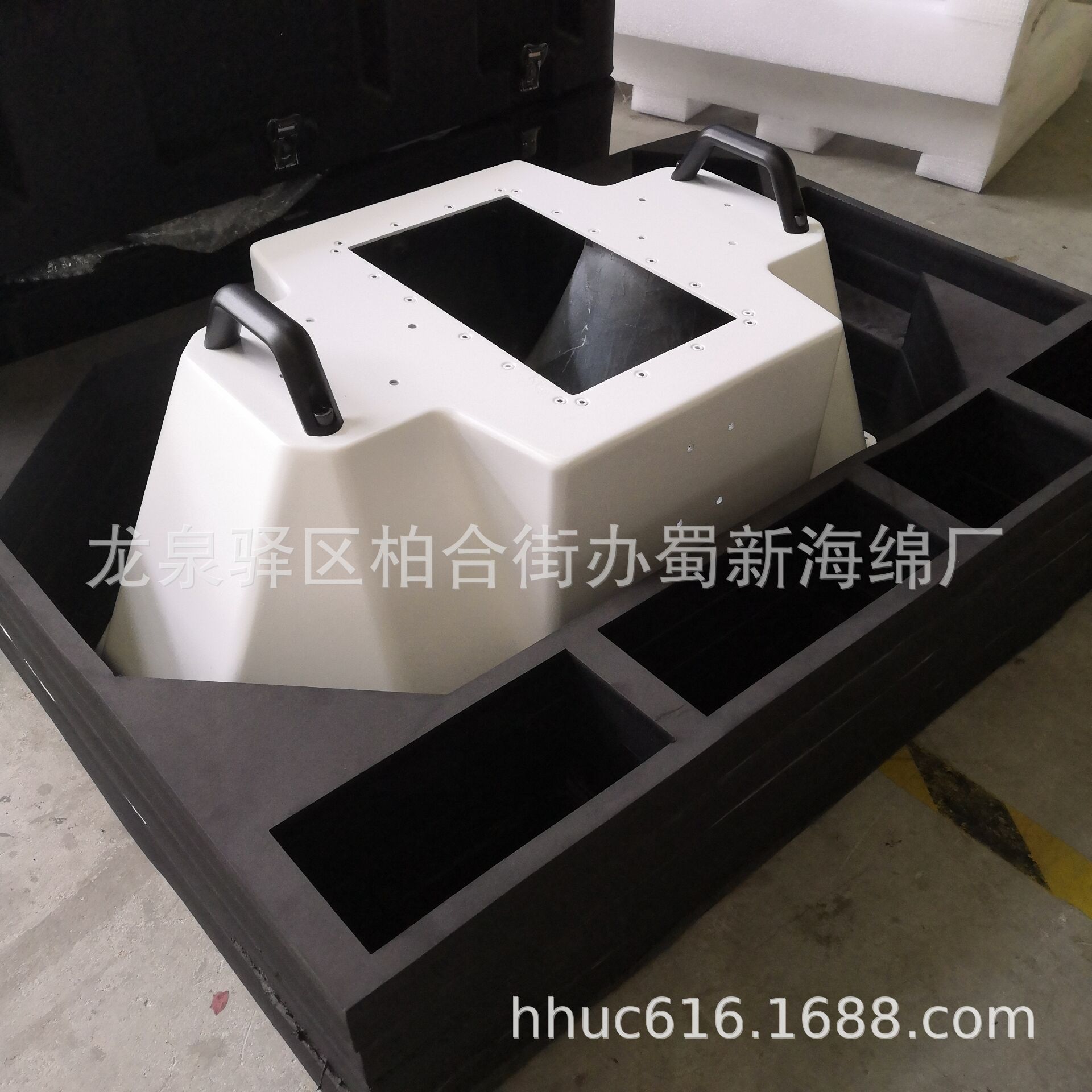 黑色EVA雕刻成型包装泡沫/仪器抗震防护包装海绵/防撞内托泡棉