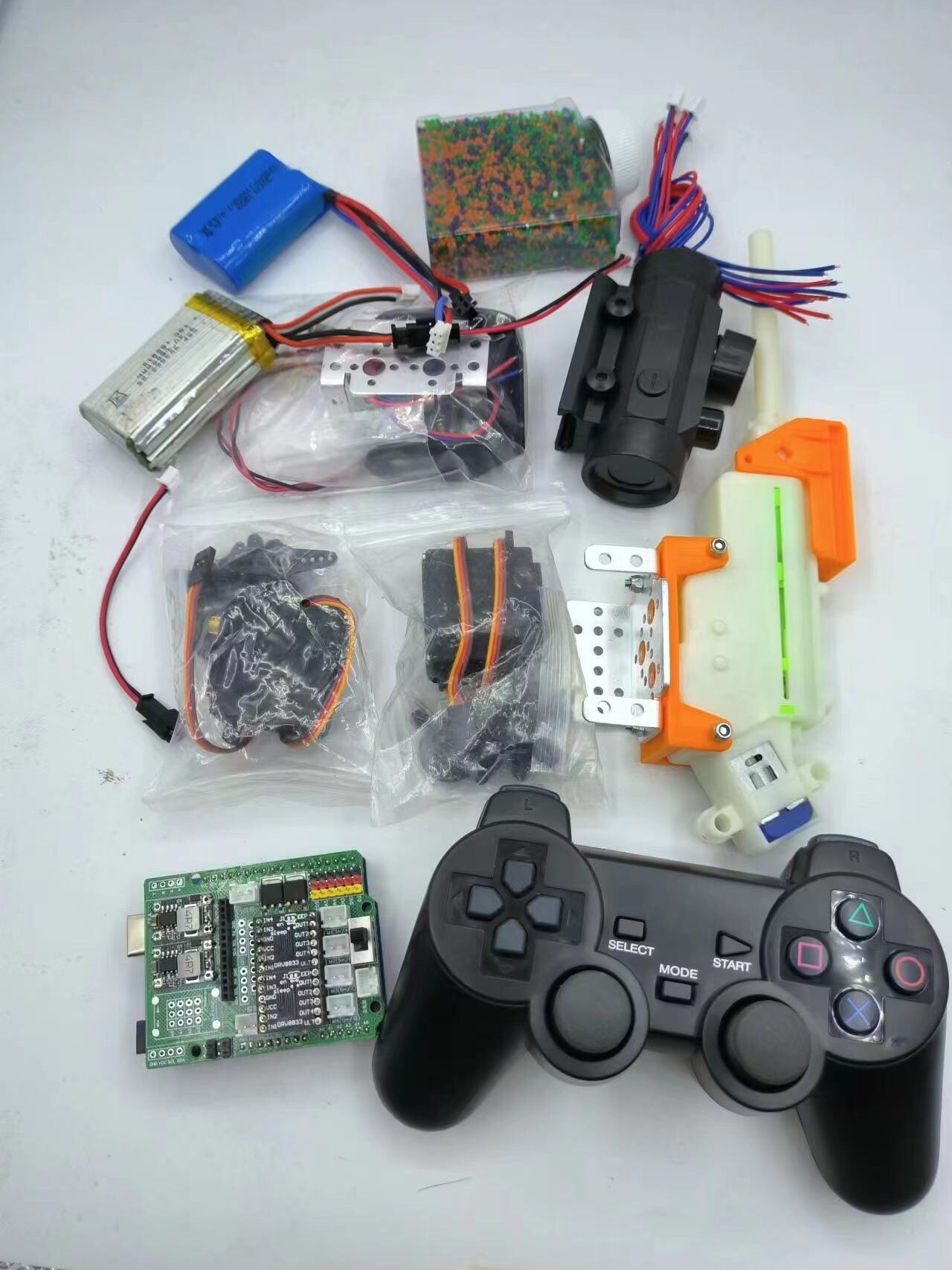 Four-Way Motor Drive Expansion Board Nano Water Bomb Wave Box Uno Wheel 4Wd Mind+