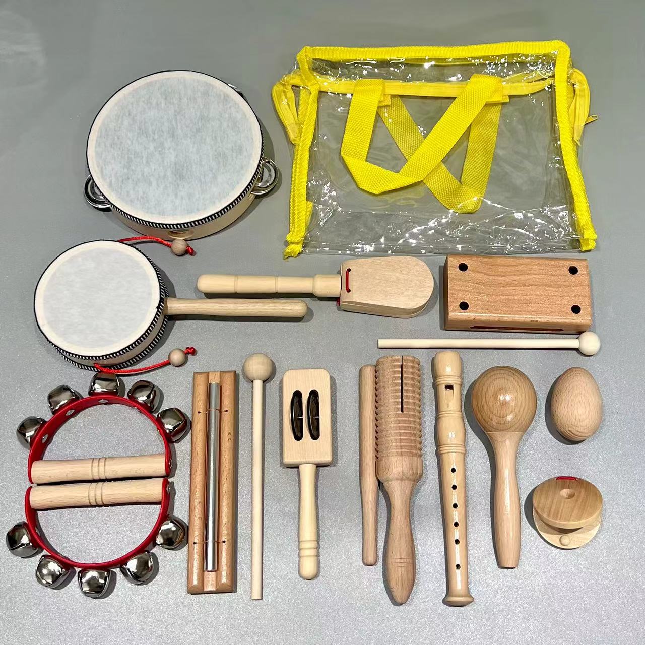 Artesanía de madera para niños jardín de infantes Orf puzzle combinación de juguetes de percusión conjunto de tecnología al por mayor