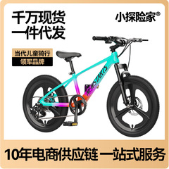 小探検家の変速子供自転車5-16歳の中で子供の学生の22寸の男の子の女の子のダンピングディスクブレーキの自転車