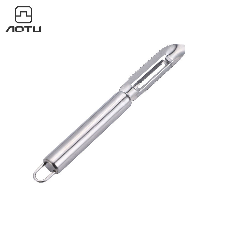 На открытом воздухе Пикник Дыня и фрукты строгание рыбьей чешуи строгание функция овощечистки из нержавеющей стали мульти Овощечистка кухонный гаджет