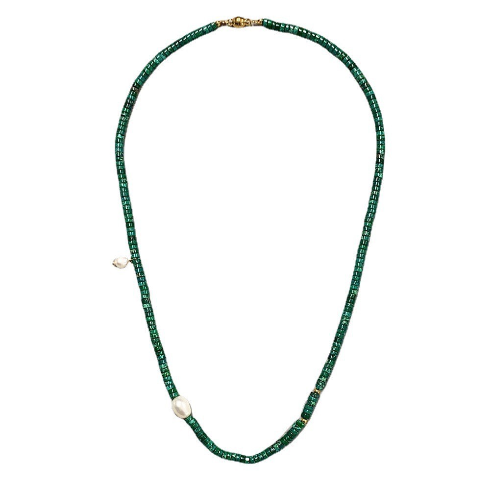 32g Weight Bracelets, Necklace Classification 2 PCS/Package Quantity Holiday, Daily Occasion Beaded, Freshwater Pearl, Titanium Steel Material Geometric Pattern Women's Gender Casual, Simple Style Style 2 PCS/Package Beaded Freshwater Pearl Titanium Steel Freshwater Pearl Jewelry Sets 24