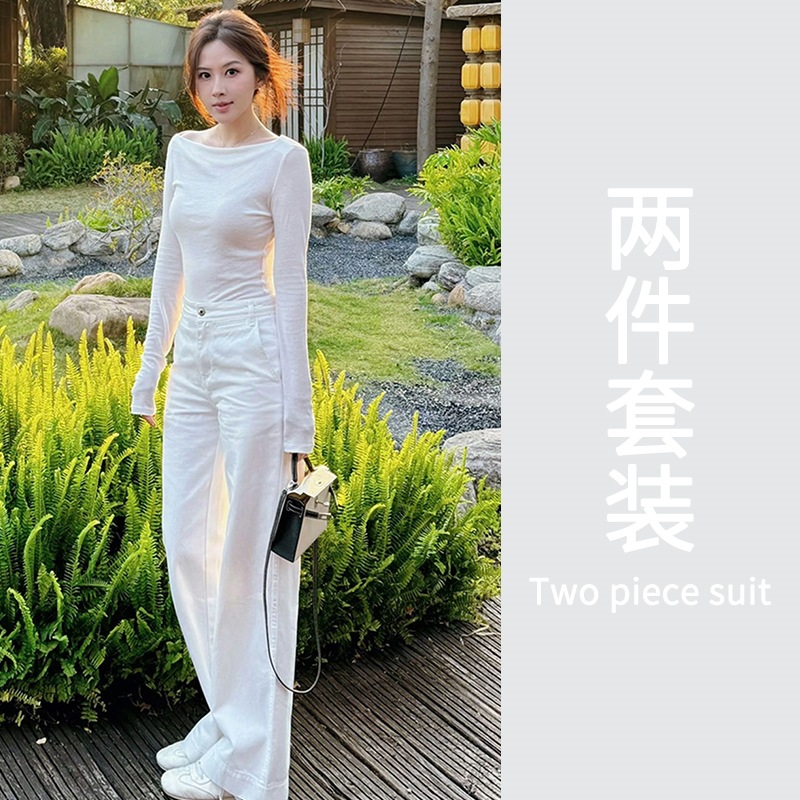 투피스 슈트 [2025년 초호화 투피스 봄옷/OOTD 의상 풀세트/2025년 봄 여성복/2025년 봄 신상 여성복/