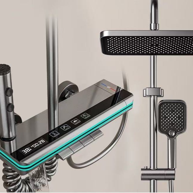 Juego de ducha de temperatura constante, un juego completo de baño para el hogar, baño inteligente, baño digital, un juego completo de comercio exterior al por mayor