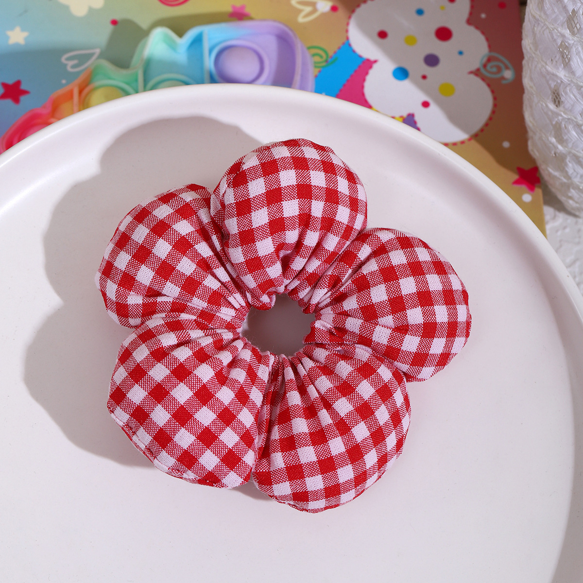 Anillo de cabello para niños niñas lindas ondas de punto de estrella cuerda de cabello para niñas cuerdas de cola de caballo para niñas joyas de cabello para bebés