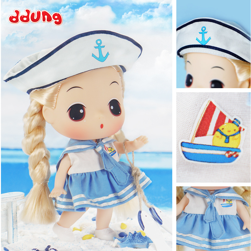 海军娃娃女孩公主洋娃娃可爱萌娃娃玩偶公仔送女友生日礼品