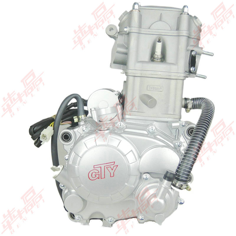 Benlei Zongshen Cb250-A Water-Cooled Built-In Reverse Gear 4+1 Atv Sidecar Motorcycle Engine