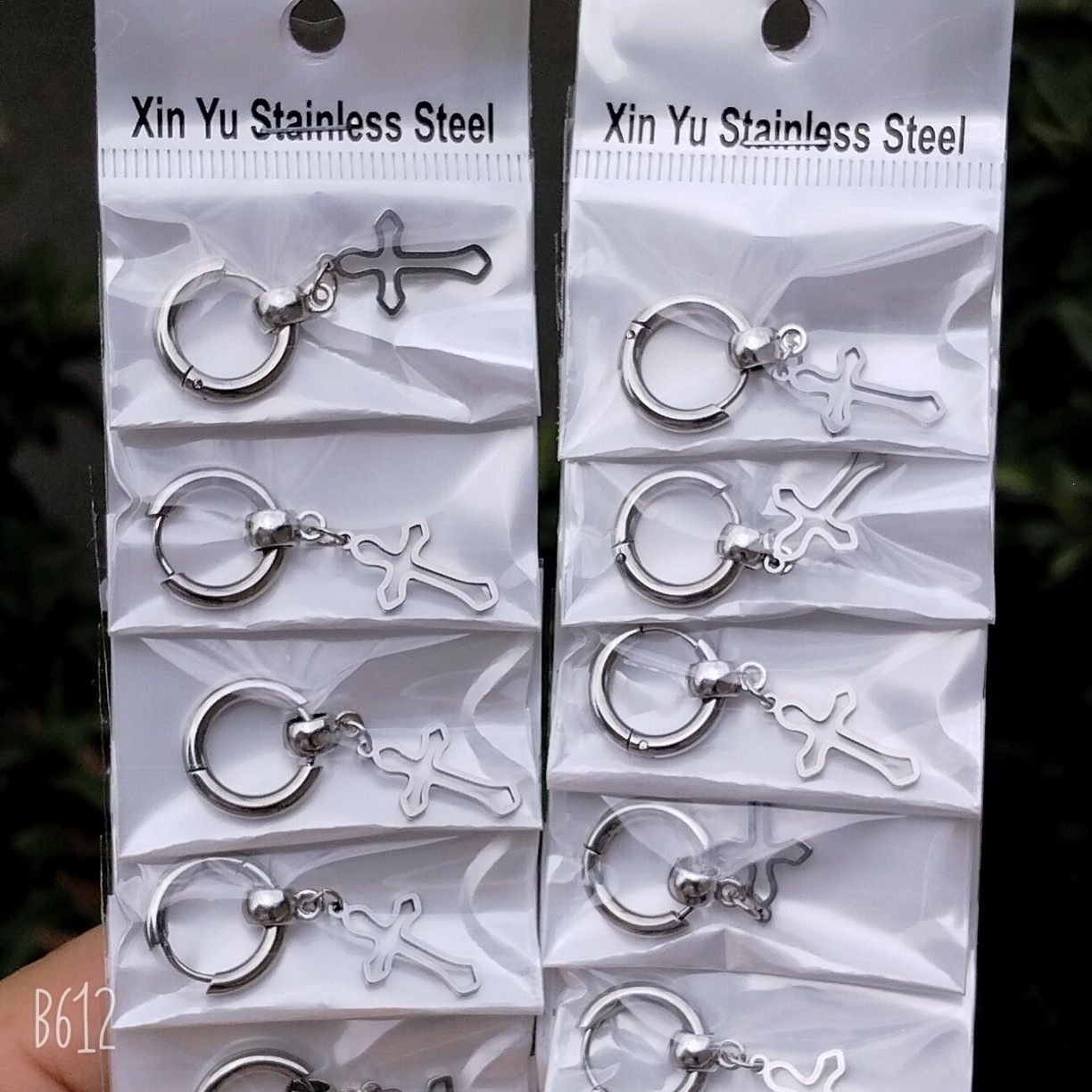 2.5 pendientes de acero de titanio gruesas y el mismo modelo crian orejas joyas de moda con pendientes de acero inoxidable con hilo redondo personalizado image 36