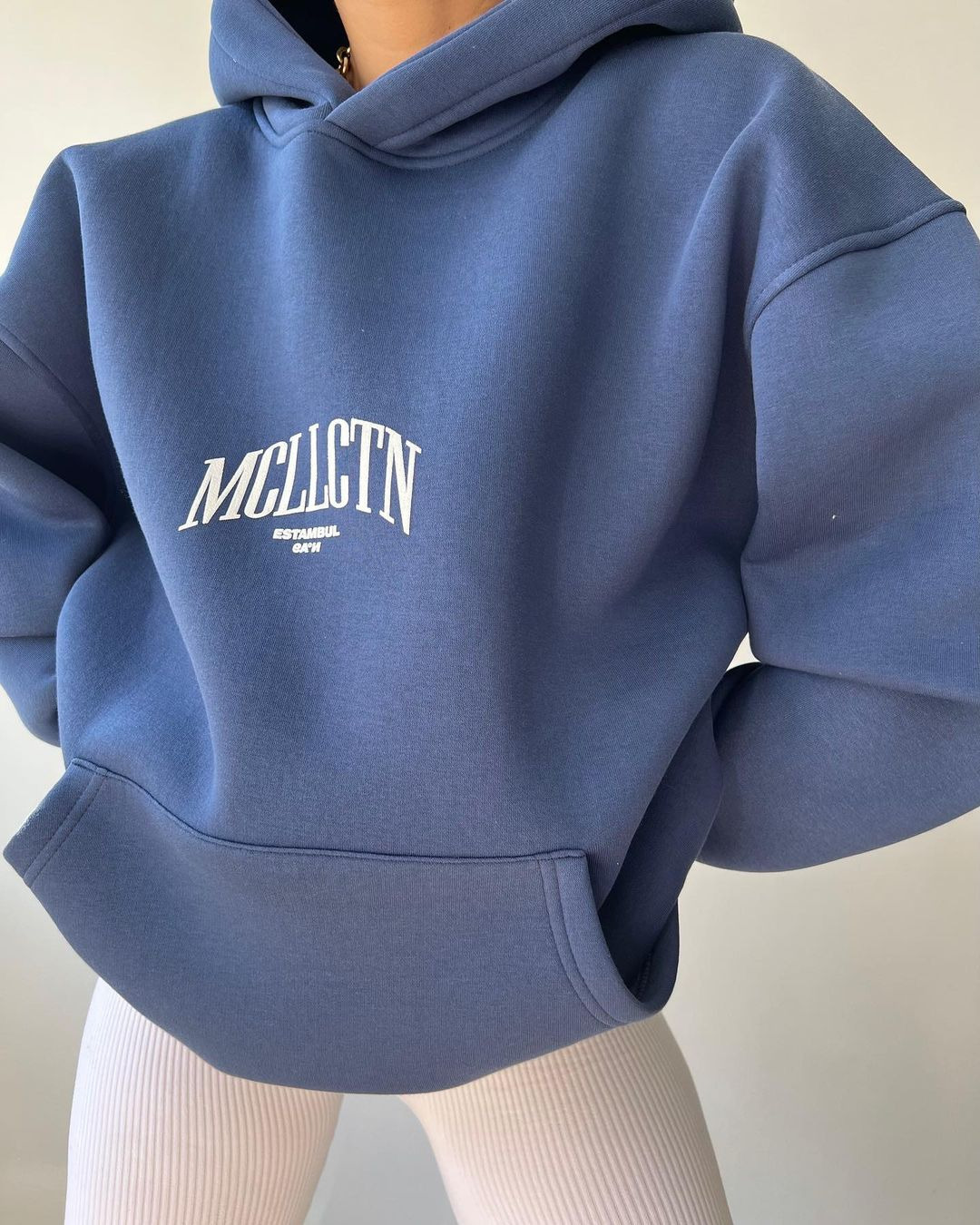 2023 Damski sweter z nadrukiem, uniwersalny top z długimi rękawami i kapturem dla kobiet_voghion.com