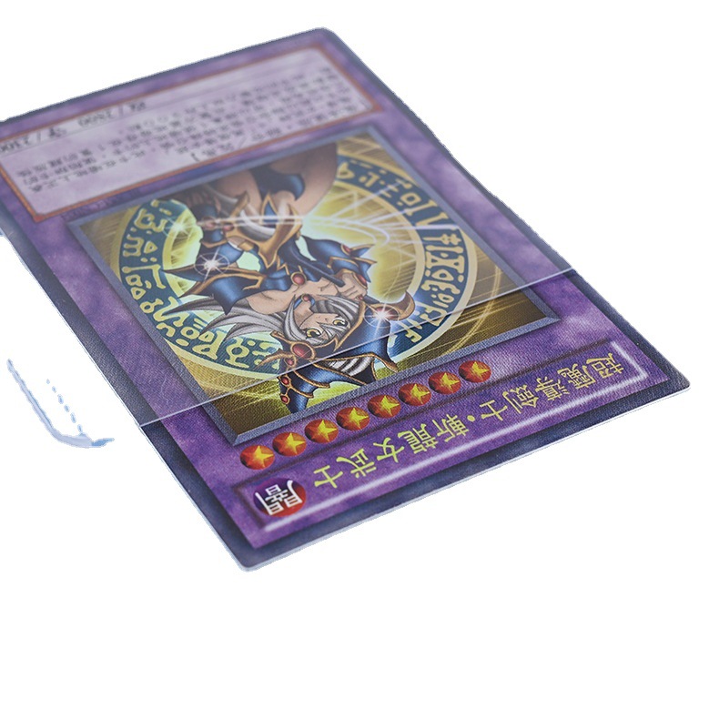 Nuevo material PVC de doble cara transparente HD con película 35PT Juego Rey titular de la tarjeta Ultraman NBA estrella protección duro titular de la tarjeta