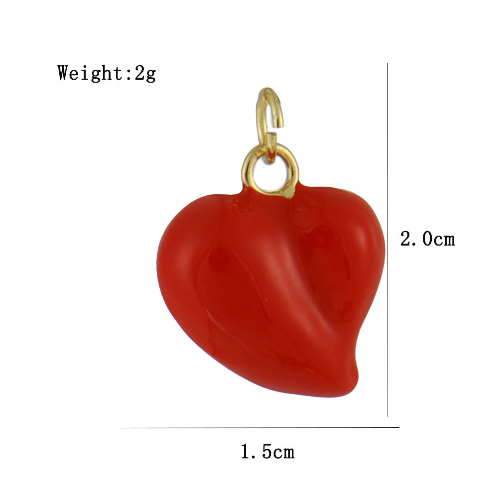 2g Weight Pendant Jewelry Making Type 14*16MM Jewelry Making Size Zircon Inlay Material DIY Jewelry Accessories Classification 1 Piece Quantity Copper Material Halloween Festival Dinosaur, Heart Shape, Bat Pattern Plating, Inlay Design IG Style Style 1 Piece 14*16MM Copper Zircon Dinosaur Heart Shape Bat Pendant 4