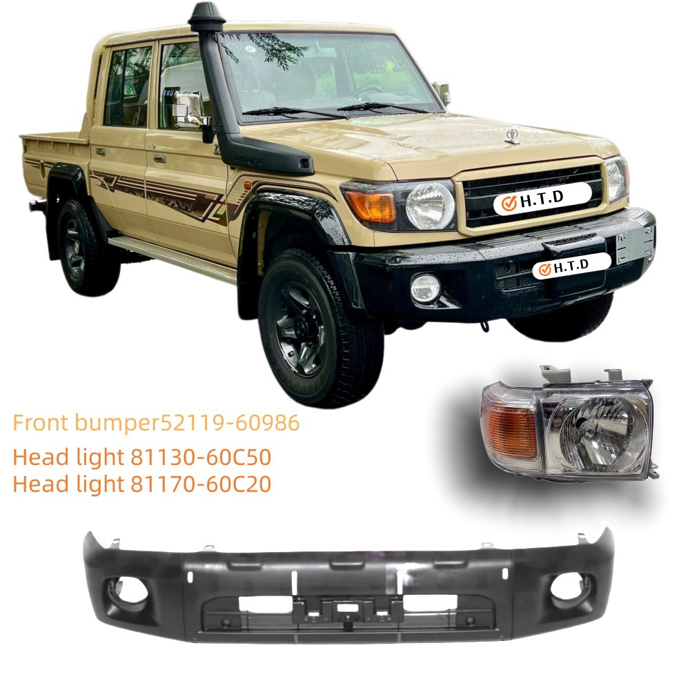 Suitable for Toyota 20 Land Cruiser Fj79 Pickup Front Bumper 52119-60986