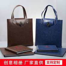 女神婚纱照相册本制作diy结婚纪念册情侣儿童影楼影集本带手提袋