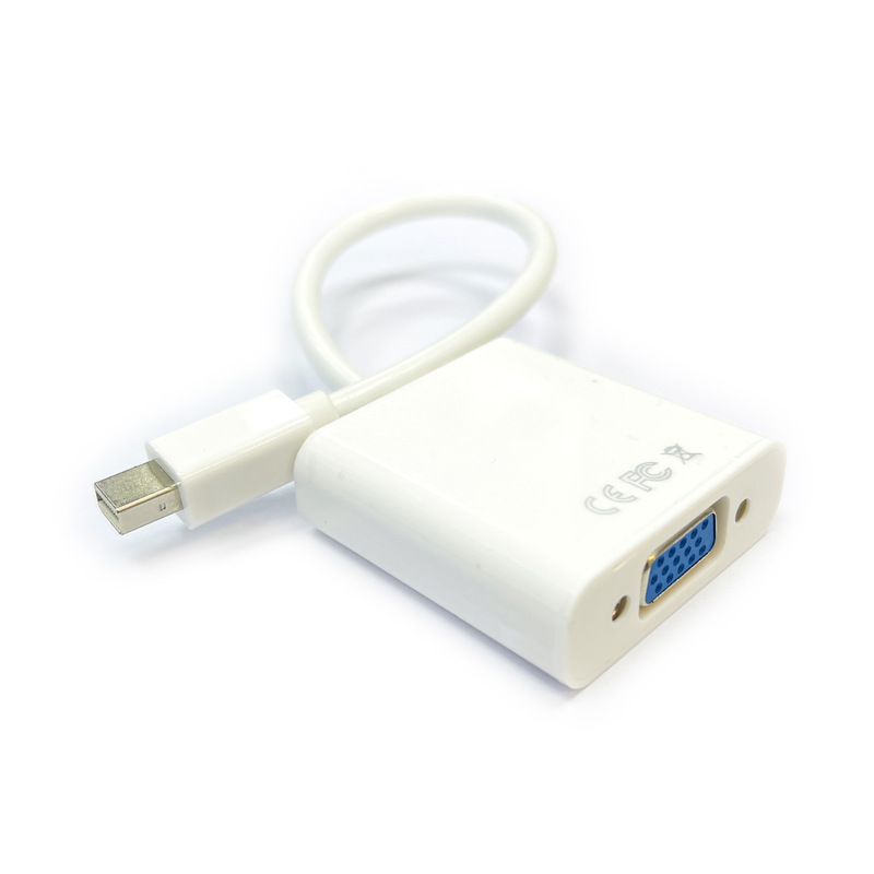 Mini DP to VGA conversion line Mini DP to VGA video line MINI DP TO VGA HD conversion line
