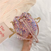 Metal nail sequins, chain, small bag, one-shoulder bag