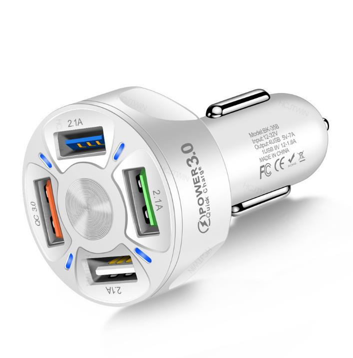 Store car mounted mini phone charger with one to four or five fast charging cars_voghion.com