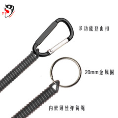 Spinning wire spring wire loss leader fishing rod protective rod wire multi-color spinning clamp control fishing tool loss leader