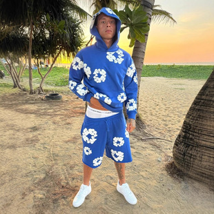 Heavy Weightweight 450g Denim Tears Kapok American Shorts Made in Portugal Knitted Shorts