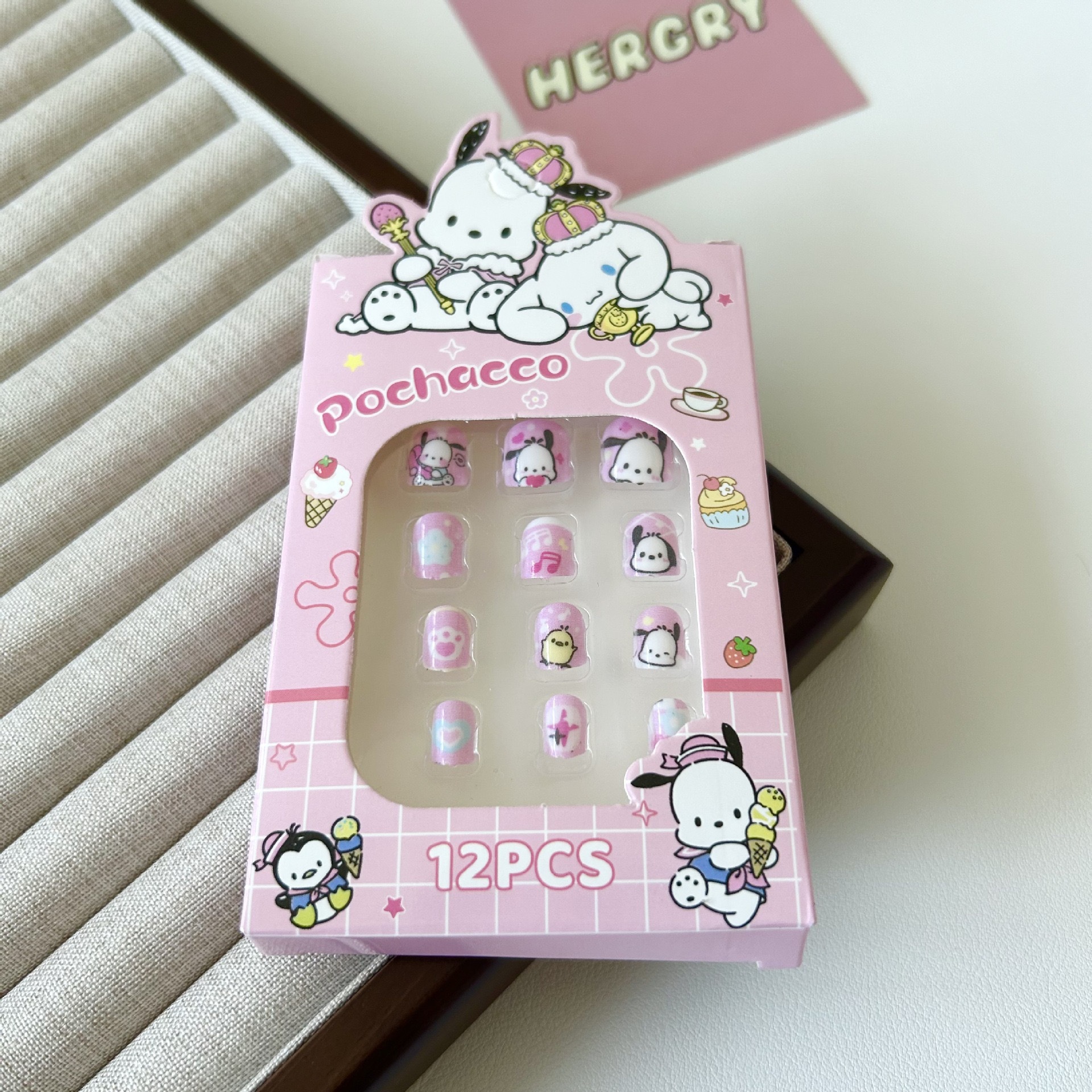 Niños estereoscópicos hechos a mano para usar uñas adorables pegatinas de uñas de dibujos animados para chicas juguetes