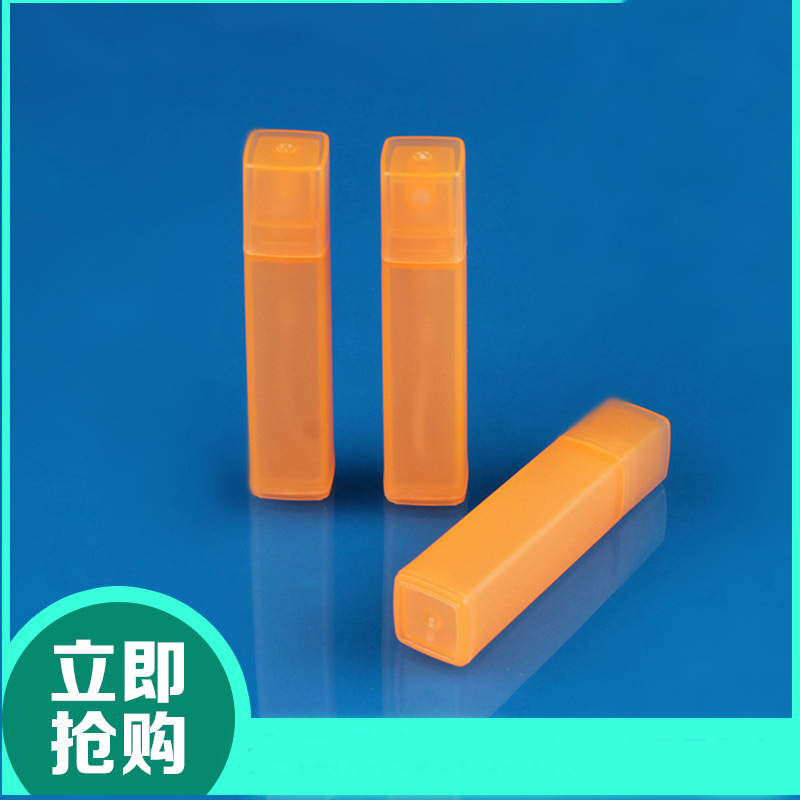 厂家供应多规格香水小样瓶 旅行便携补水分装喷雾瓶 橙色香水喷瓶