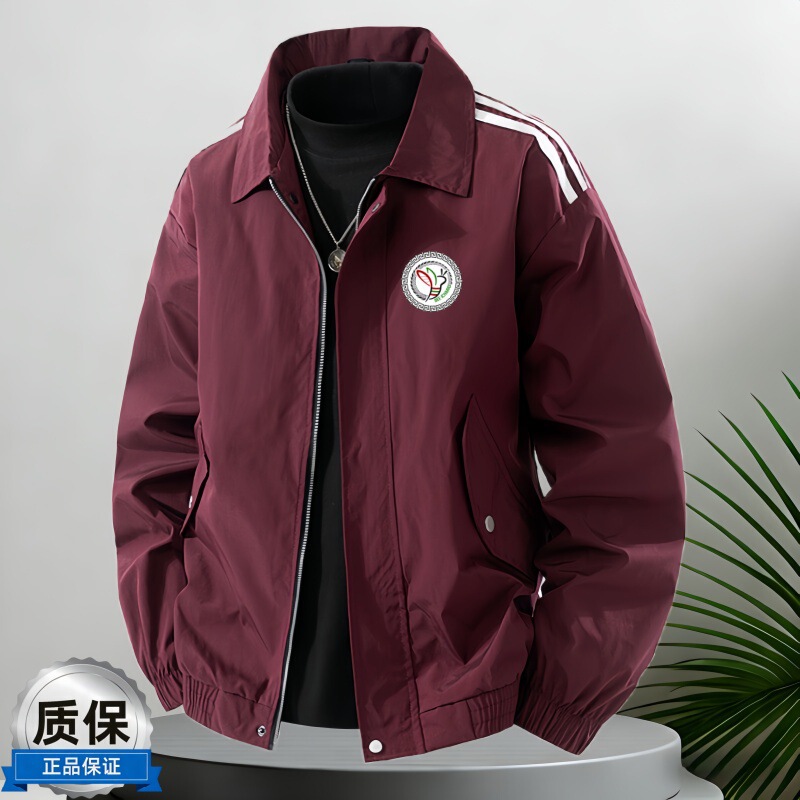 High-end trendy Italian-style trench coat, new model for men, suitable for spring, autumn, and winter, outdoor fashion casual fleece-lined turn-down collar jacket