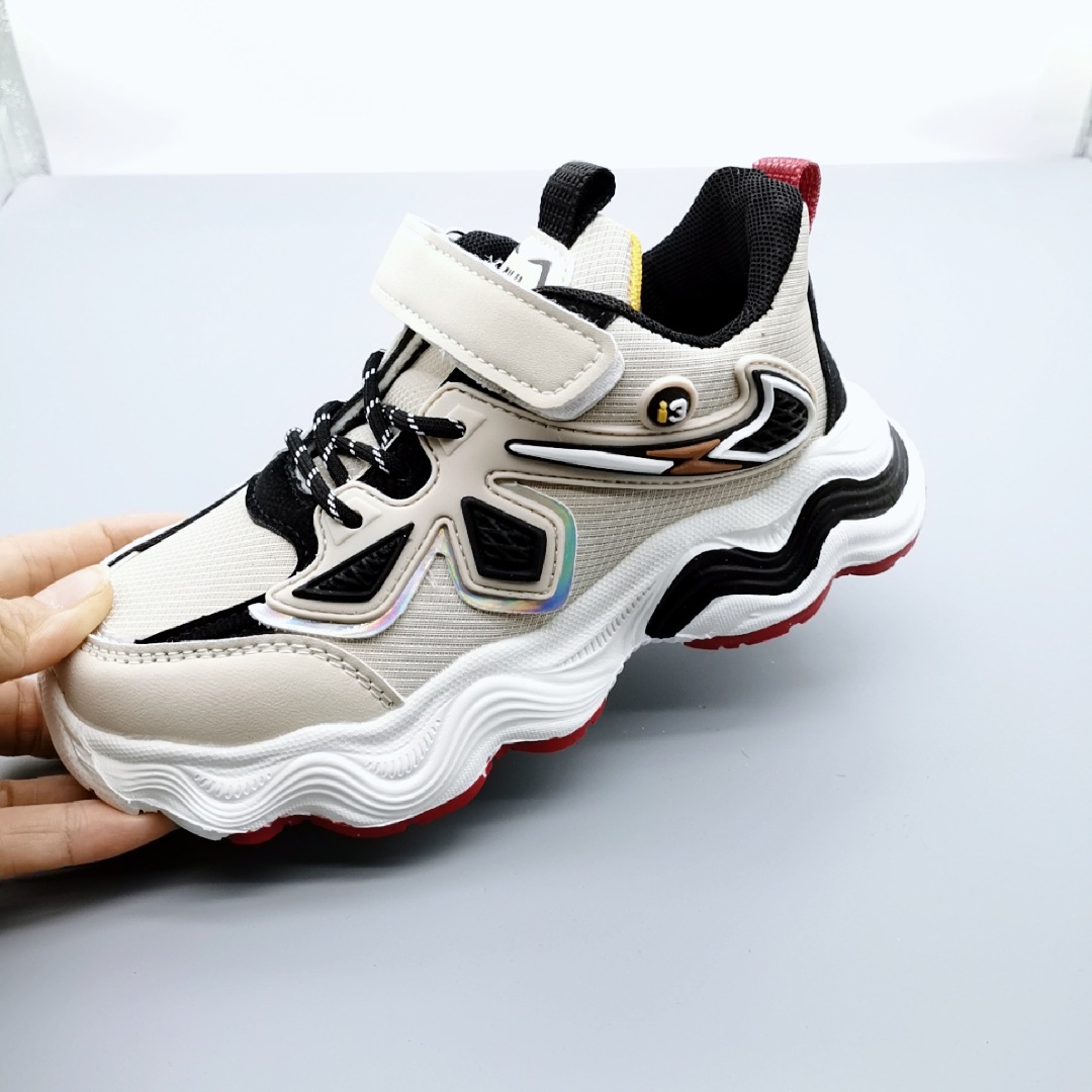 32-37 Tamaño de zapatos deportivos para niñas, zapatos para niños guapos, zapatos para niños pequeños, zapatos para correr de estilo extranjero