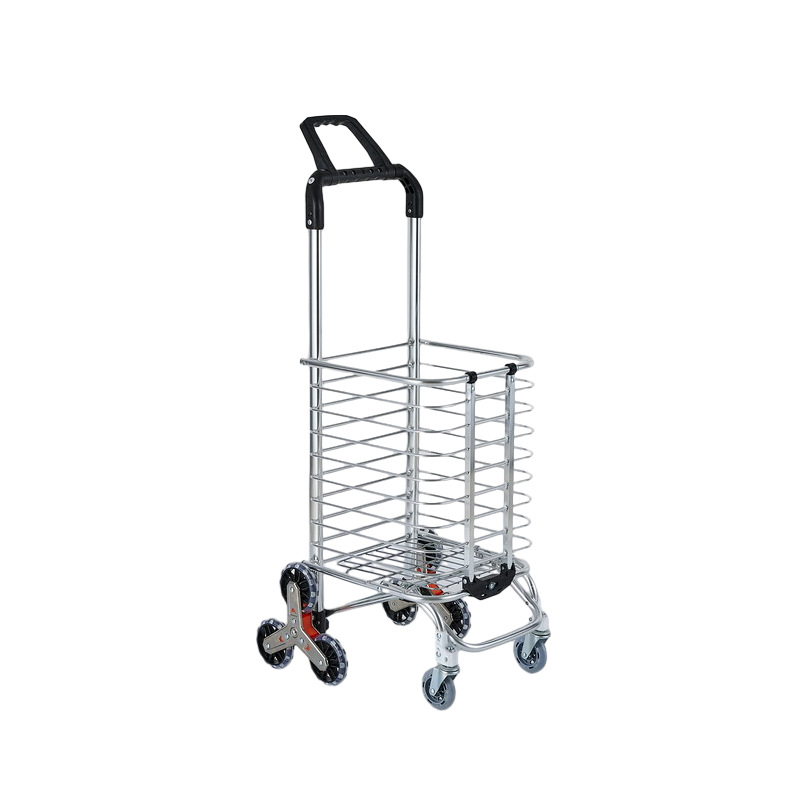 Carrito de Compras Plegable de Aleación de Aluminio Portátil Móvil para Hogar image 11