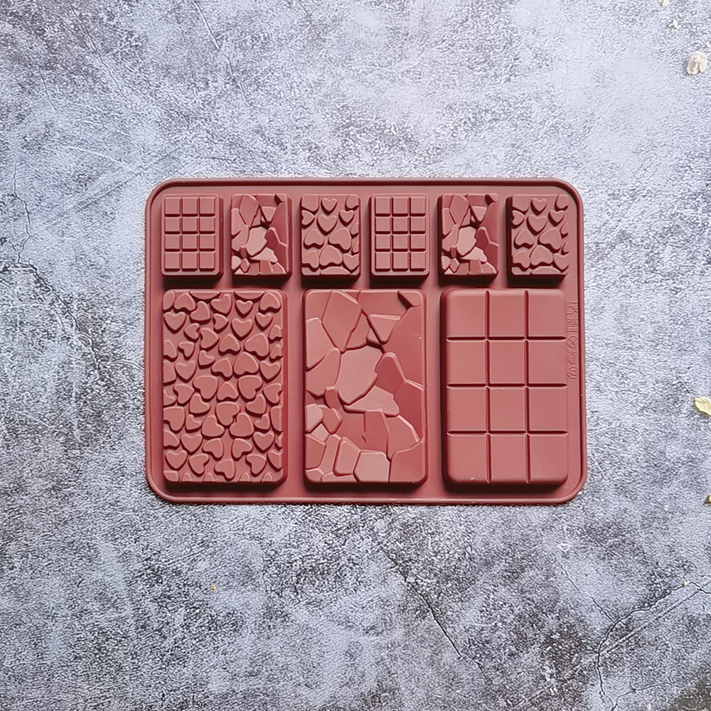 Silicone tamaño piezas de amor 171 chocolate molde de silicona molde de postre molde de hielo para hornear pastel de arroz