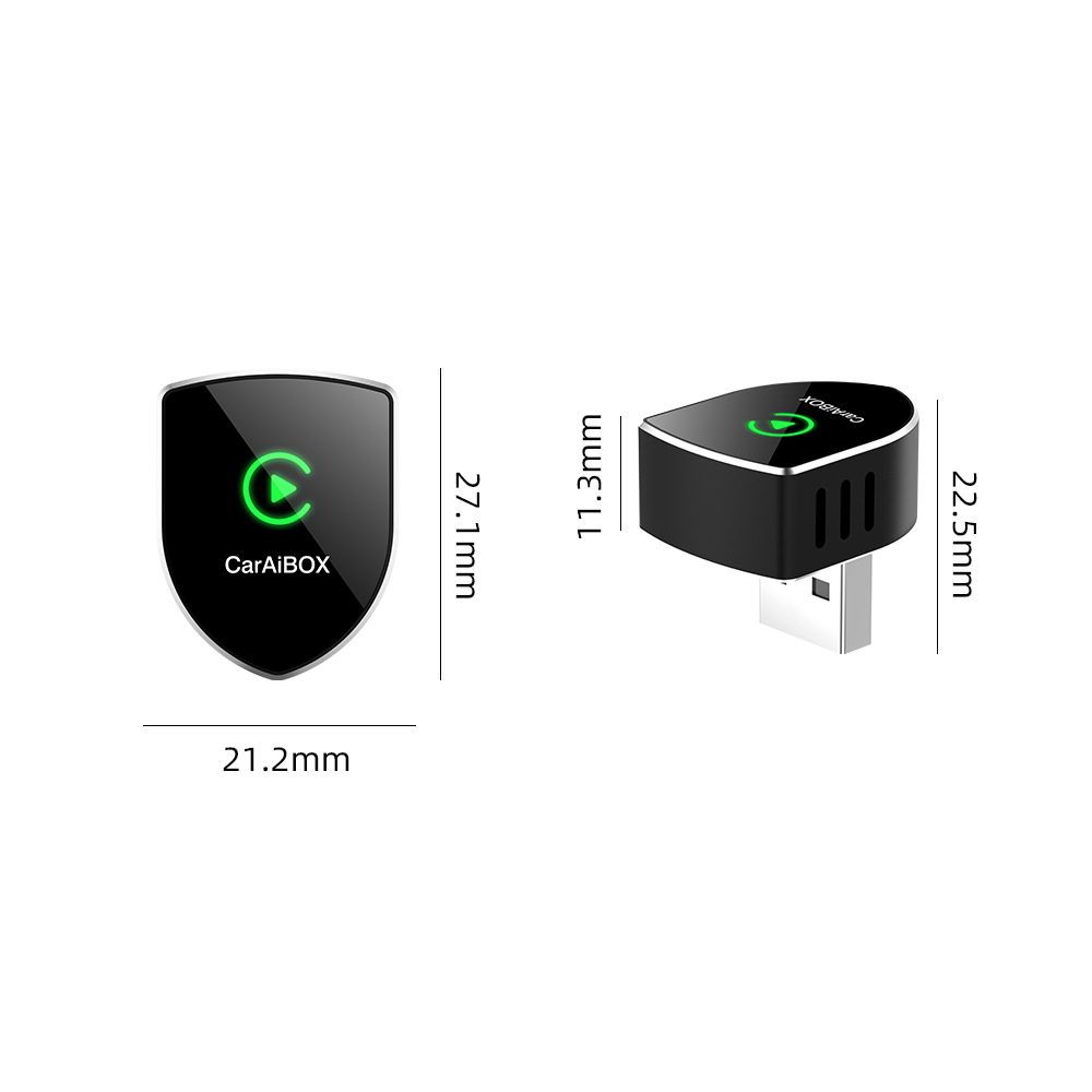 Original car wired to wireless CarPlay Android Auto 2-in-1 smart car connectivity adapter