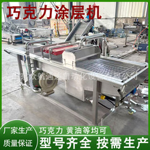 厂家定制麻薯巧克力涂层机 冻干山楂裹糖机 面包片裹可可脂设备