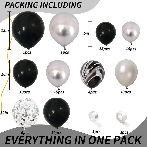 Silver balloon