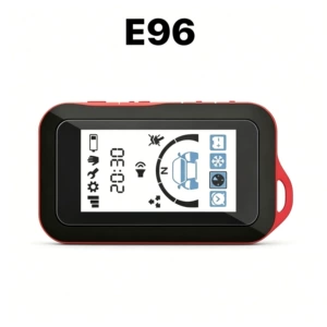 Lcd E96 Remote Control Key Is Suitable for Starline E96 Russian Anti-Theft Device Remote Control