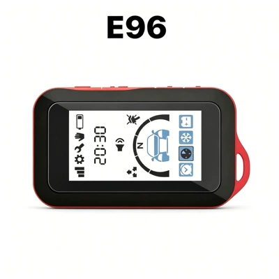 Lcd E96 Remote Control Key Is Suitable for Starline E96 Russian Anti-Theft Device Remote Control