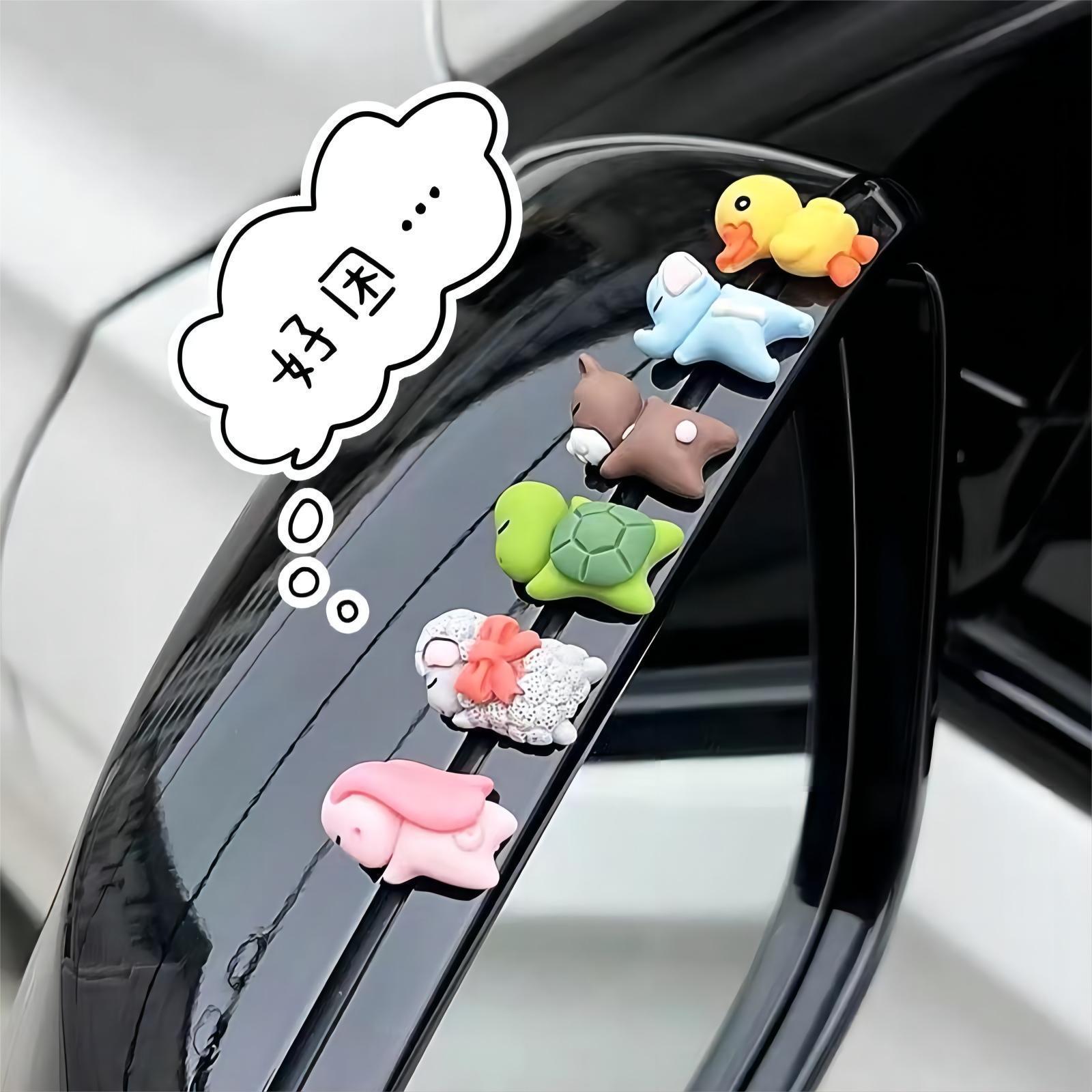 Mini pequeña tortuga decoración de coche coche coche eléctrico pantalla interior del espejo retrovisor del coche del oso