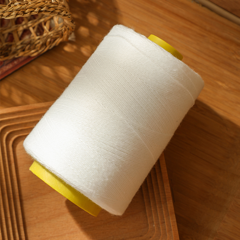 Kit de hilo de edredón de costura hecha a mano 3 hebras de hilo de edredón de costura gruesa, hilo de algodón blanco, hilo de algodón grueso antiguo